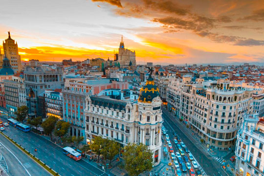 images de la ville de Madrid