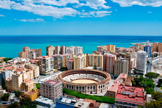 images of the city of Malaga